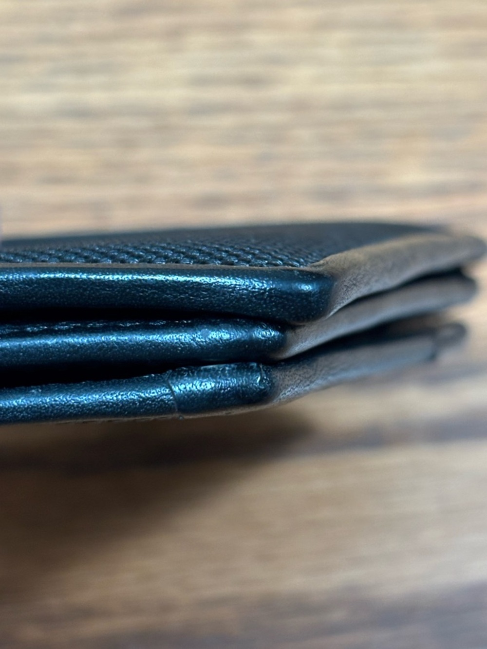 TUMI Black Ballistic Nylon and Leather Folded L-Fold Mens Wallet Cardholder - Picture 6 of 6